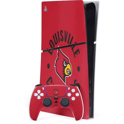 University of Louisville Cardinals Faded PlayStation PS5 Skins